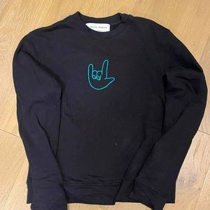 Lingua Franca ‘I love you’ sweatshirt